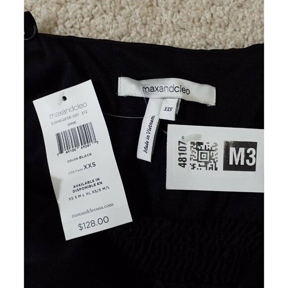 Max & Cleo~Women's Size XXS~"Anne" Black Prom Evening Dress NWT $128.00 - Picture 2 of 10